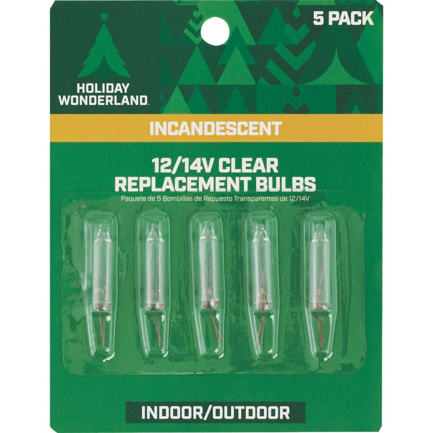 Home Impressions Mini Clear 12V/14V Replacement Light Bulb (5-Pack) Image 2