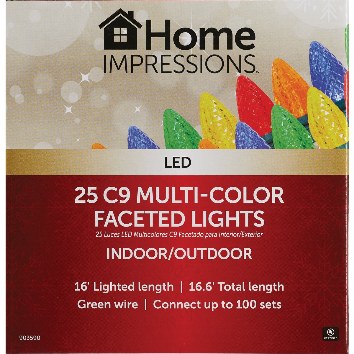 Home Impressions Multi 25-Bulb C9 LED Light Set Image 2