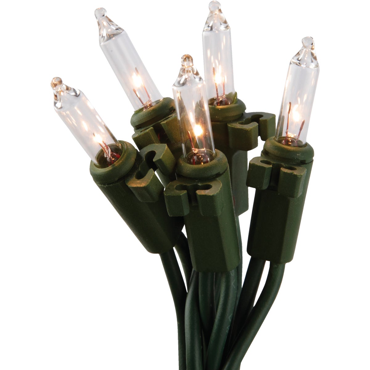 Home Impressions Clear 150-Bulb Mini Incandescent 4 Ft. x 6 Ft. Heavy-Duty Net Light Set Image 1