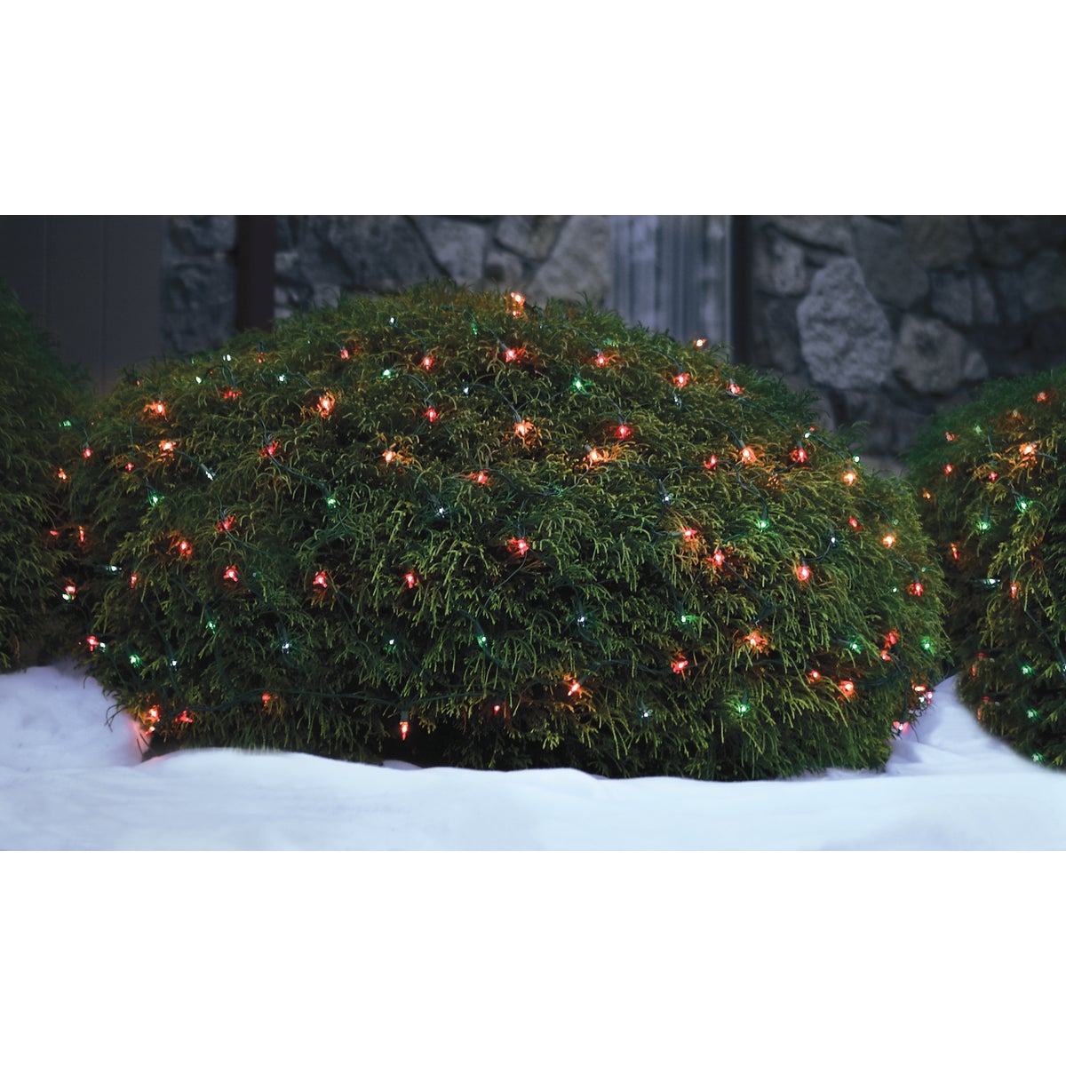 Home Impressions Multi 150-Bulb Mini Incandescent 4 Ft. x 6 Ft. Heavy-Duty Net Light Set Image 3