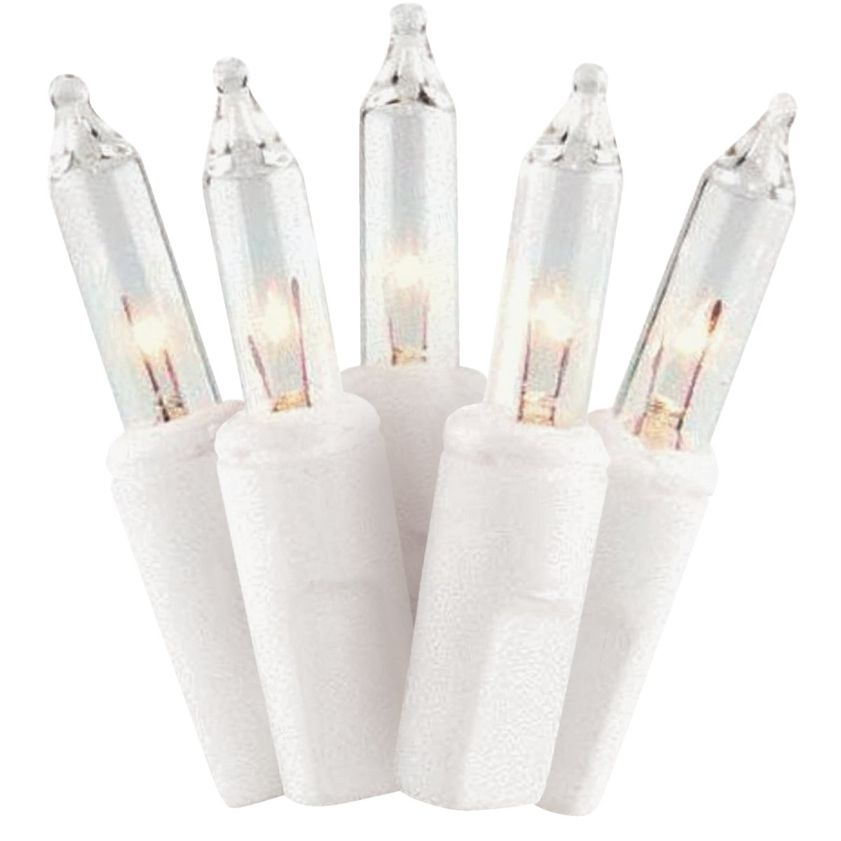 Home Impressions Clear 150-Bulb Heavy-Duty Mini Incandescent Light Set with White Wire