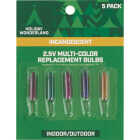 Home Impressions Mini Multi 2.5V Replacement Light Bulb (5-Pack) Image 1