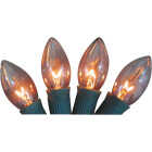 Home Impressions C9 Clear Twinkle 125V Replacement Light Bulb (4-Pack) Image 1