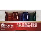 Home Impressions C7 Multi Transparent 125V Replacement Light Bulb (4-Pack) Image 2