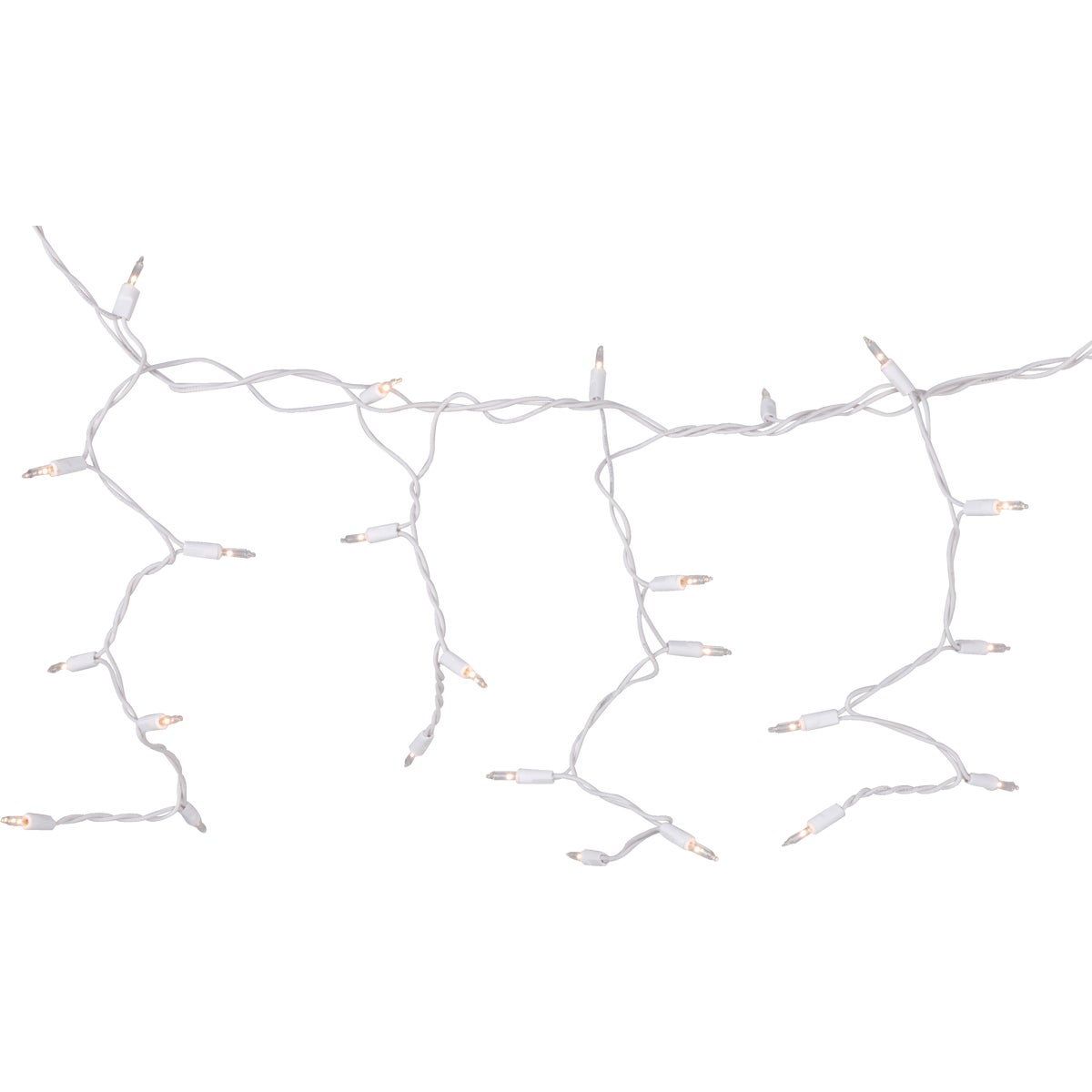 Home Impressions Clear 300-Bulb Mini
Incandescent Icicle Light Set with
White Wire Image 5