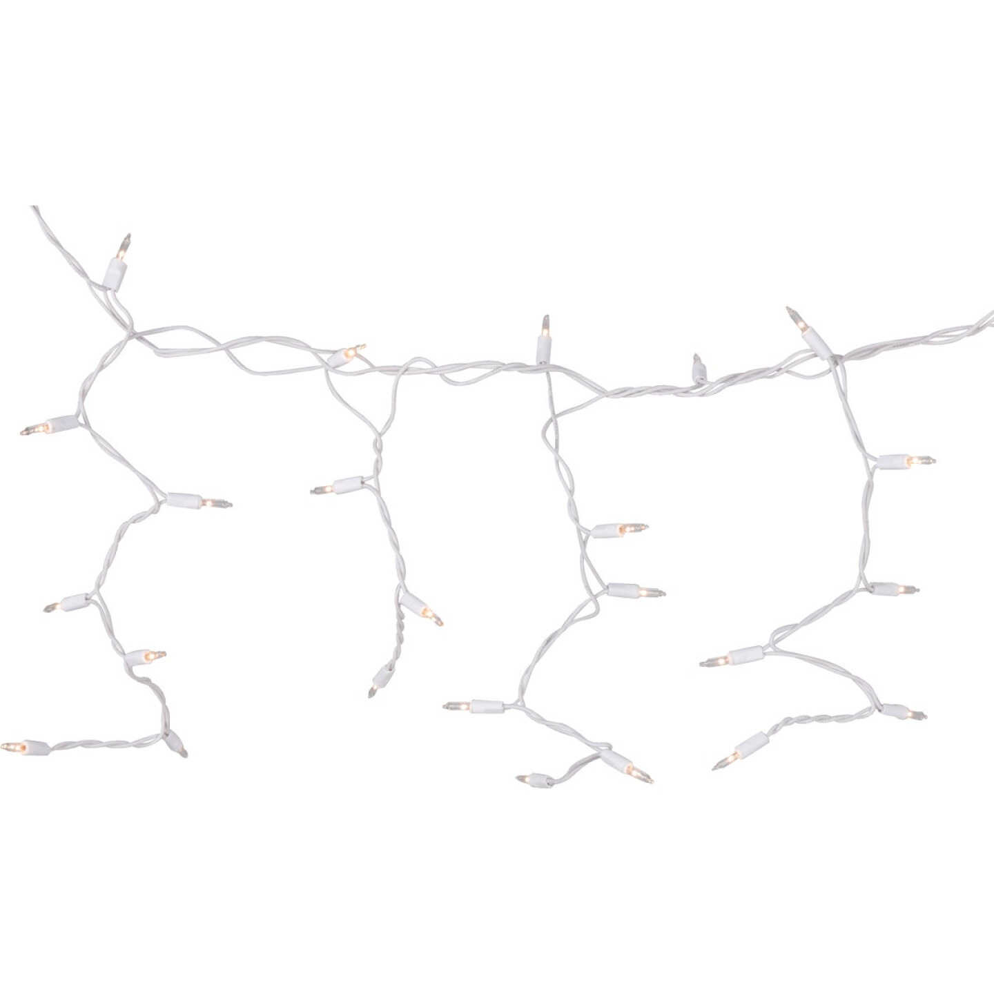 Home Impressions Clear 300-Bulb Mini
Incandescent Icicle Light Set with
White Wire Image 5