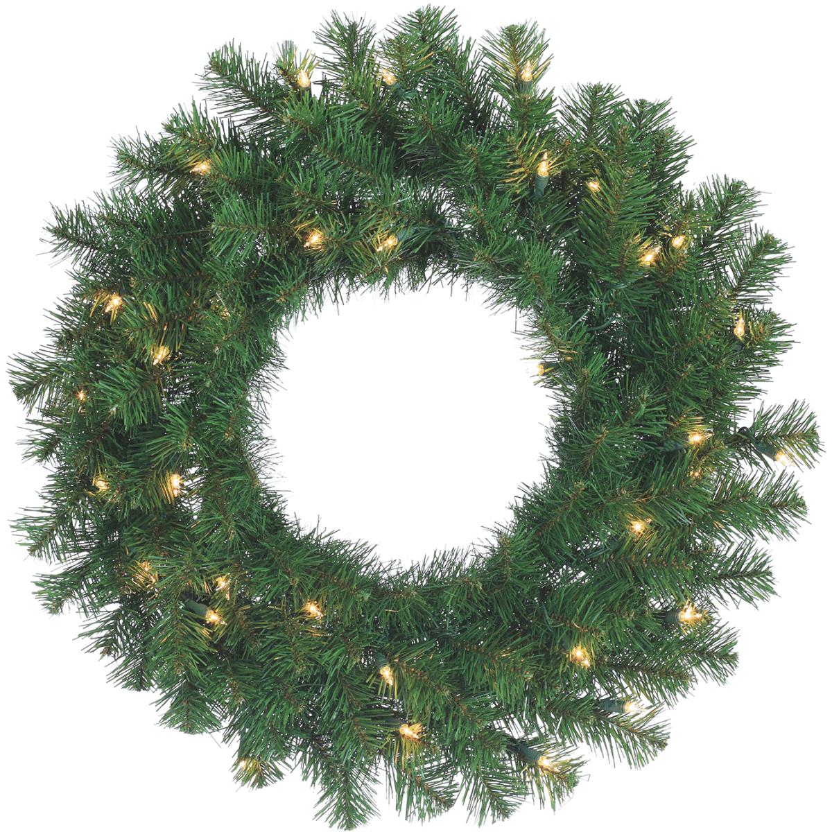 24" PRELIT JCKSN WREATH