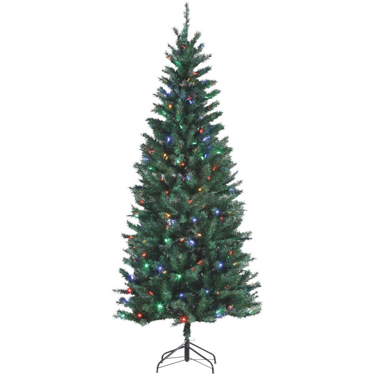 7' MULTI LED CANYON TREE Image 1