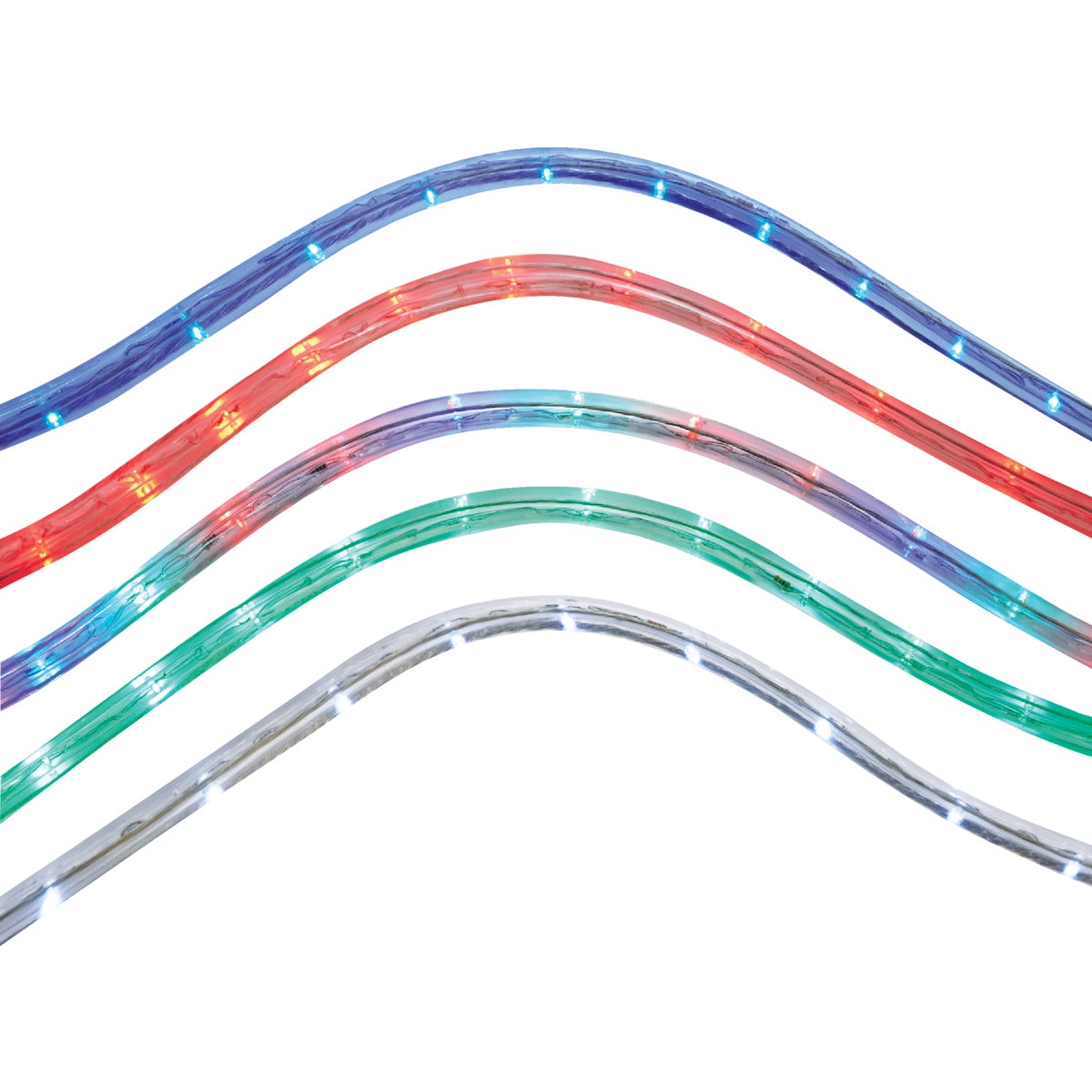 J Hofert Multi 18 Ft. 144-Bulb LED Rope Light Image 3