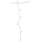 J Hofert Pure White 100-Bulb M5 LED Icicle Light Set with White Wire Image 4