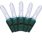 Home Impressions Pure White 200-Bulb Faceted M5 Mini LED Light Set Image 3