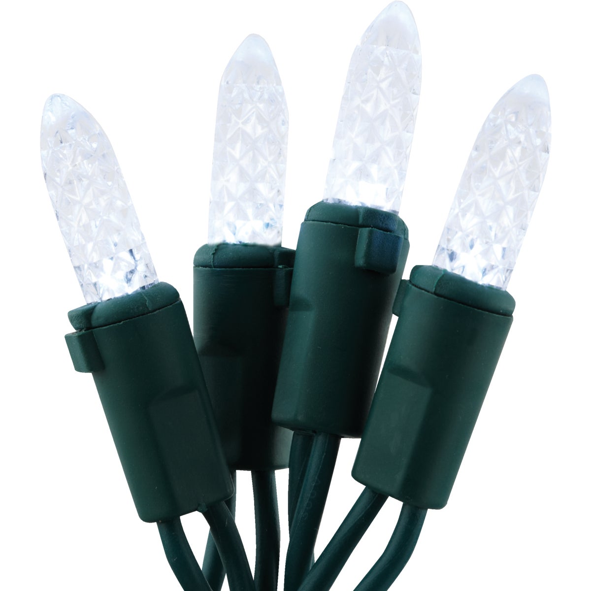 Home Impressions Pure White 200-Bulb Faceted M5 Mini LED Light Set Image 4