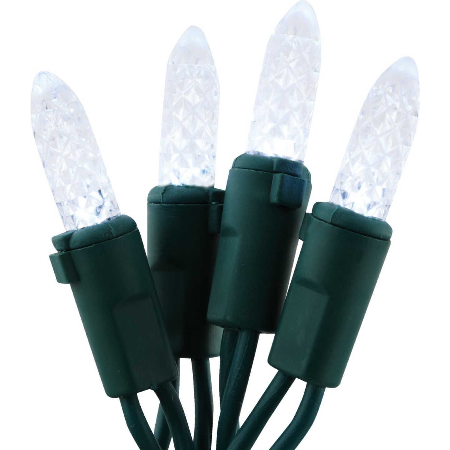 Home Impressions Pure White 200-Bulb Faceted M5 Mini LED Light Set Image 4