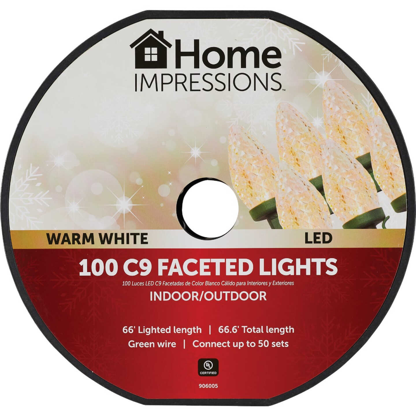 Home Impressions Warm White 100-Bulb C9 LED Light Set Image 2