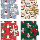 Paper Images Traditional 30 In. Christmas Gift Wrapping Paper Image 1