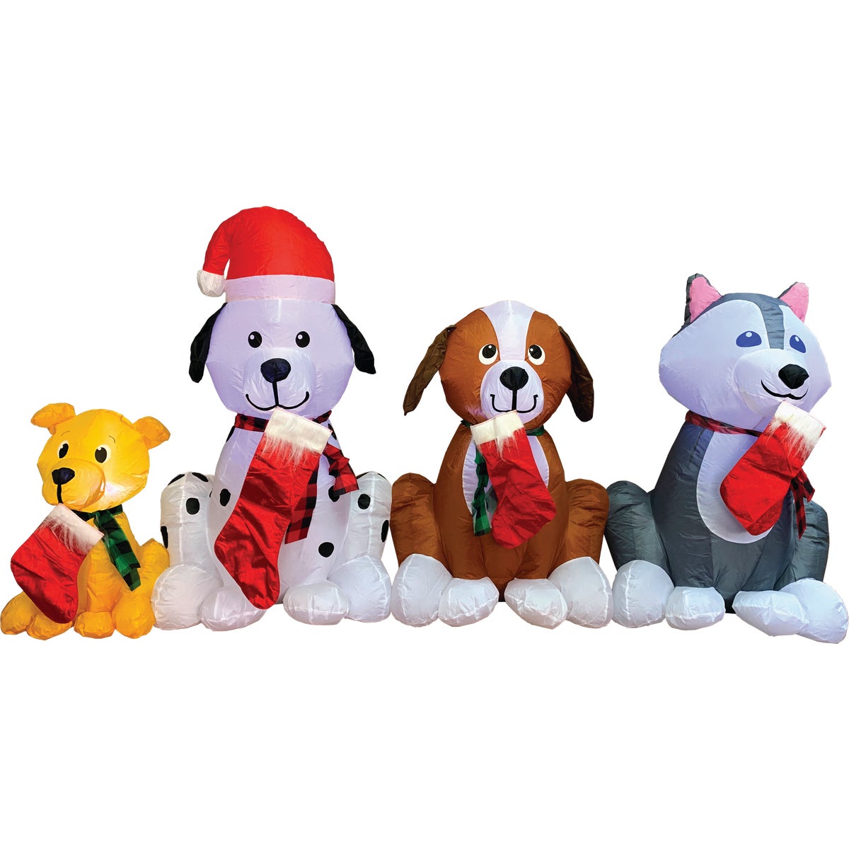 Brite Star 7.5 Ft. W. x 3.5 Ft. H. Dog Pack Airblown Inflatable