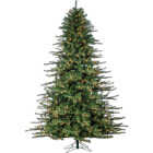 Sterling 7.5 Ft. New Layered Highland Pine 1000-Bulb Clear Incandescent Prelit Artificial Christmas Tree Image 1