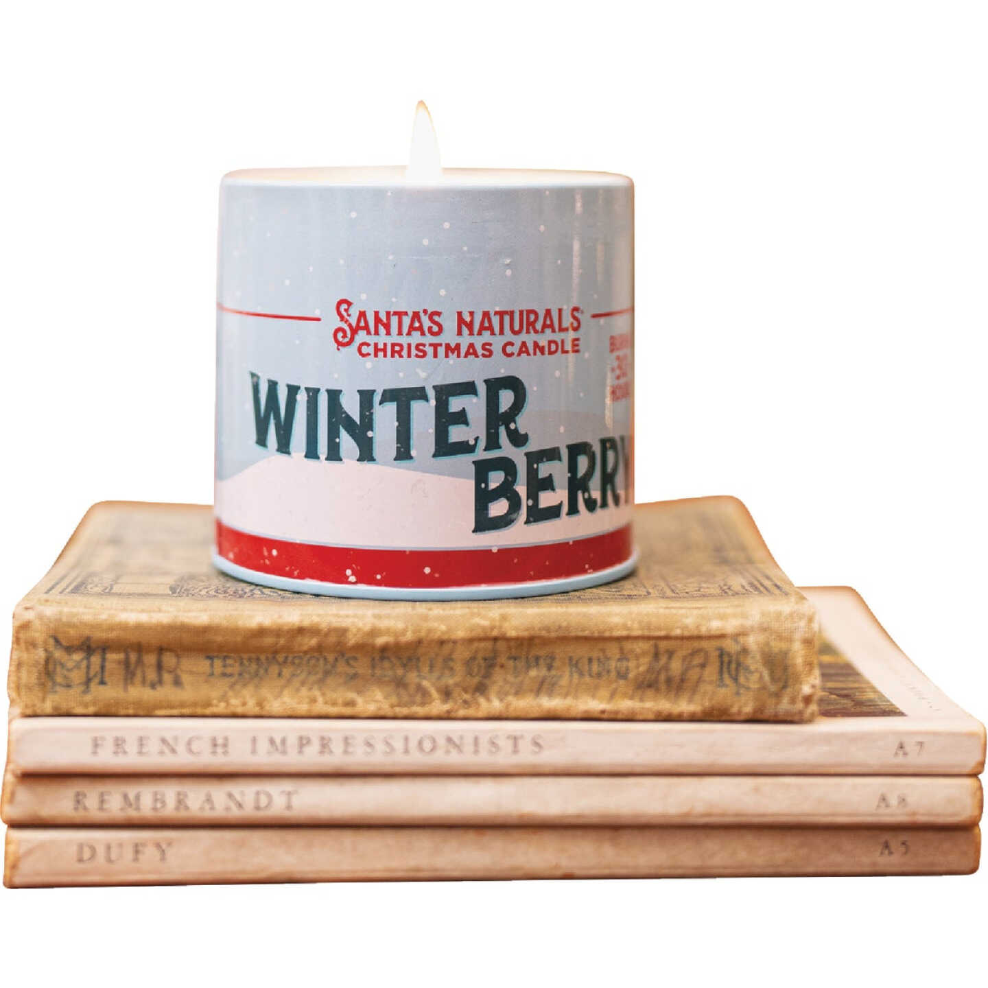 Santa's Naturals 3.5 Oz. Winter Berry Candle Trio (3-Pack) Image 2