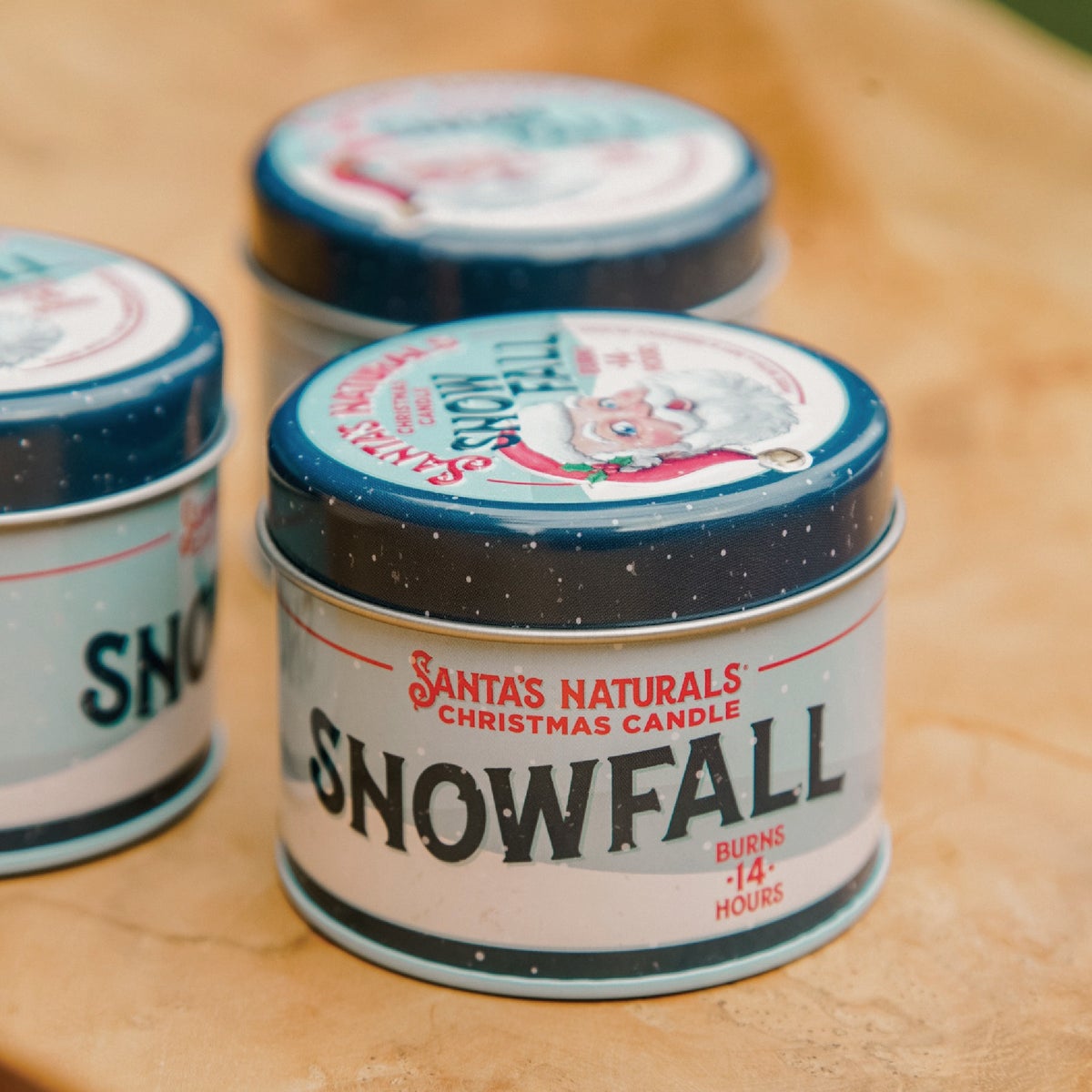 Santa's Naturals 3.5 Oz. Snowfall Candle Trio (3-Pack) Image 2