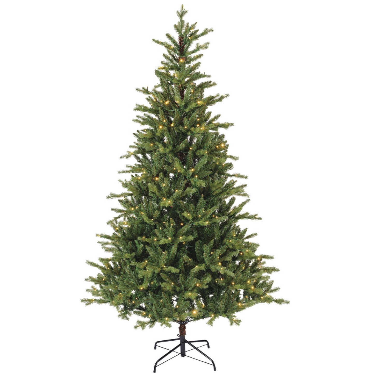 Everlands 6 Ft. Warm White/Multi LED Allison Pine Christmas Tree Image 1