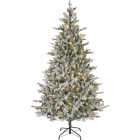 Everlands 7.5 Ft. Warm White/Multi LED Allison Pine Christmas Tree Image 1