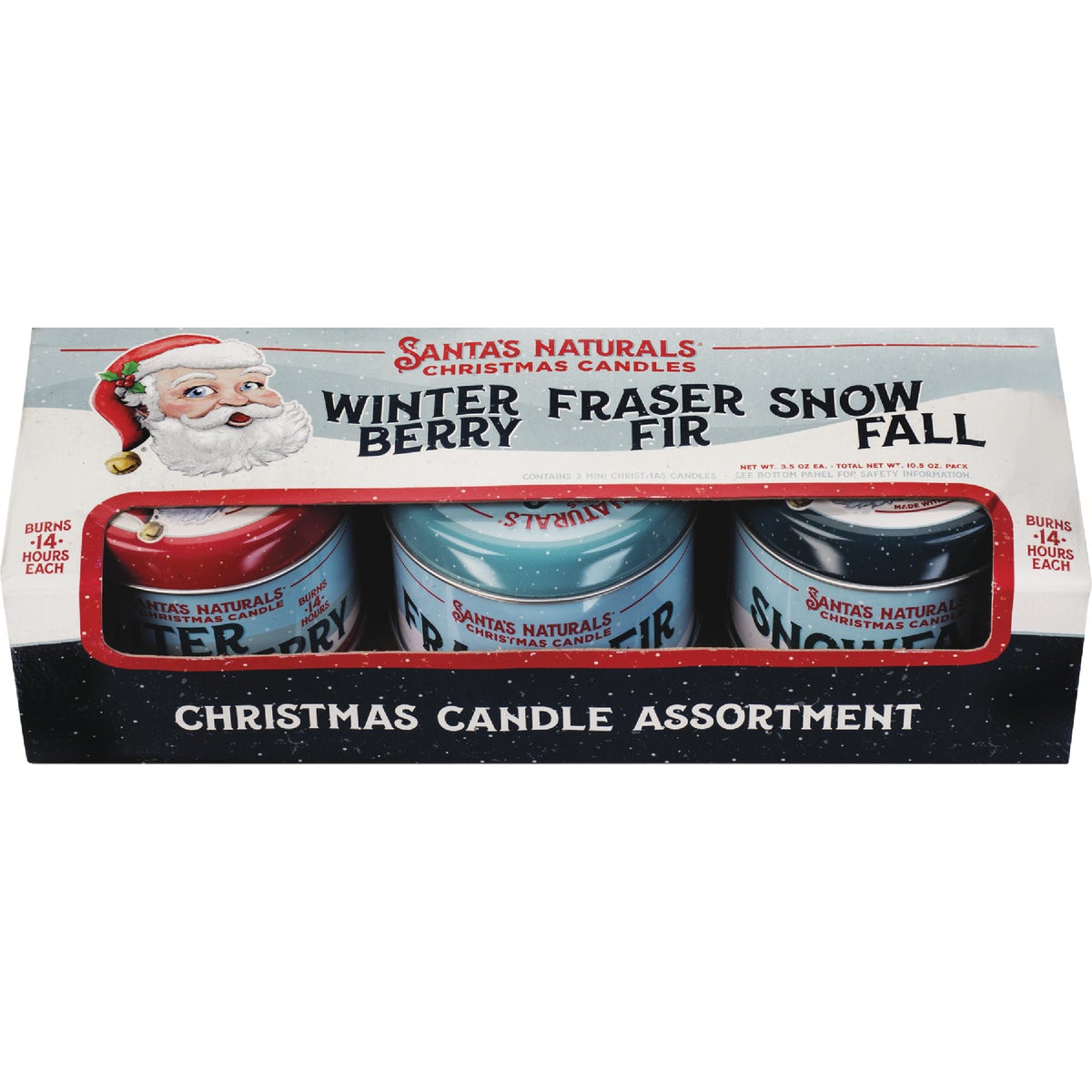 Santa's Naturals 3.5 Oz. Sampler Trio (3-Pack)