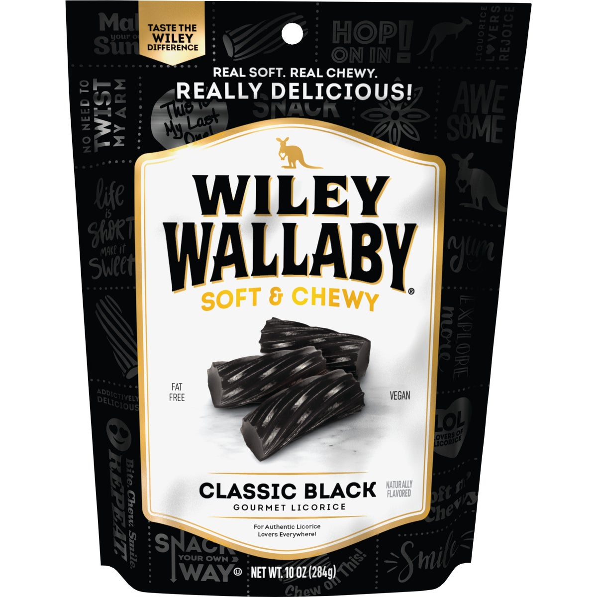 Wiley Wallaby Black Licorice 10 Oz. Candy Image 1