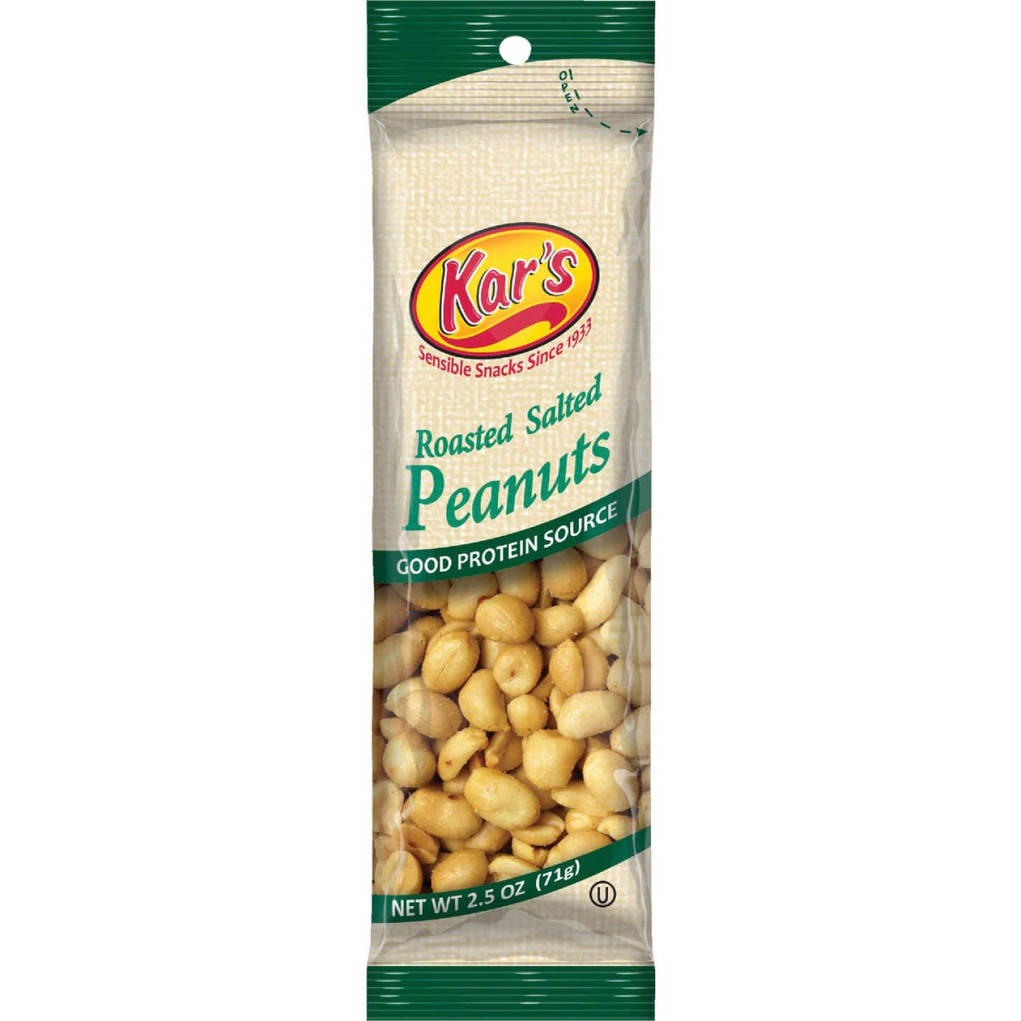 Kar's 2.5 Oz. Salted Peanuts Image 1