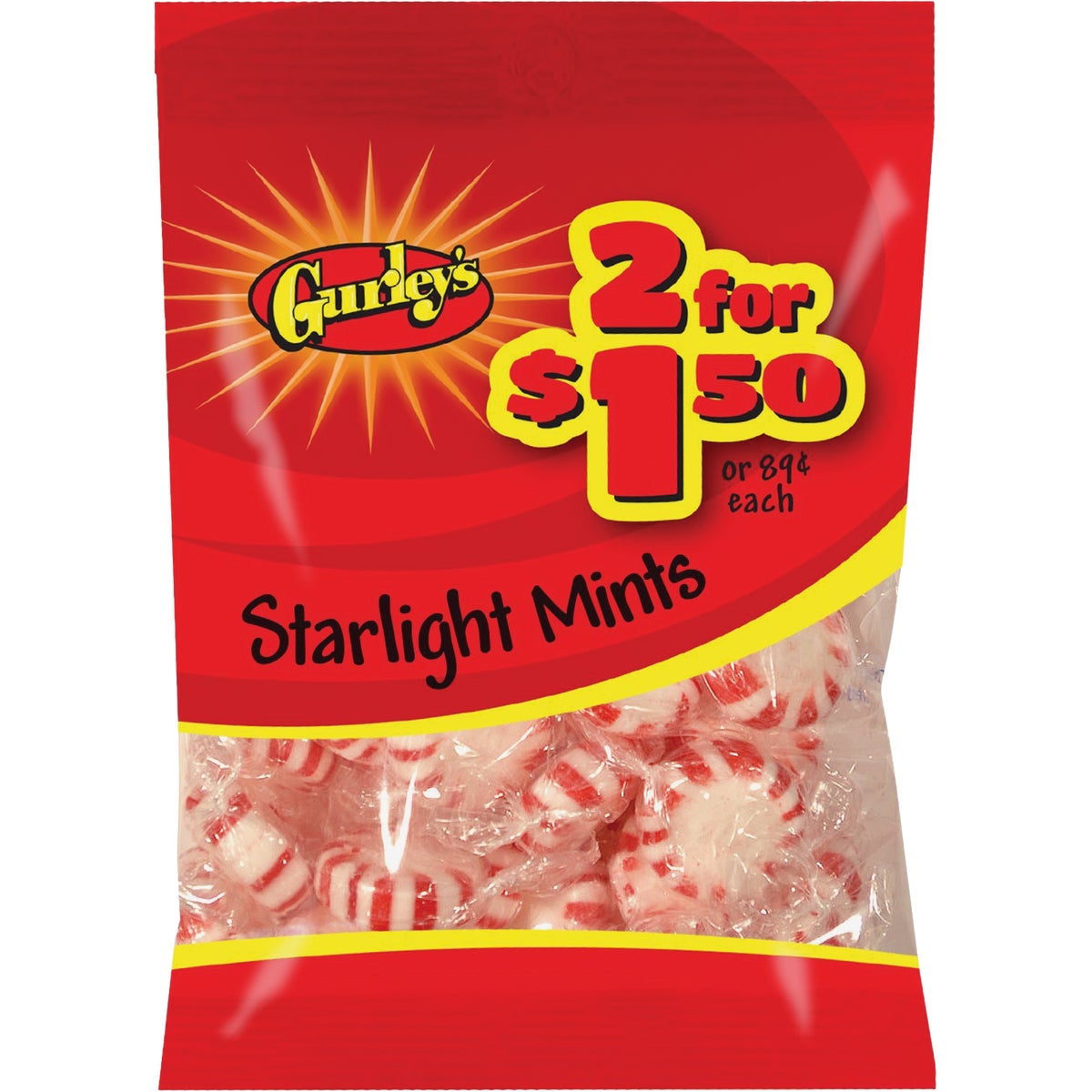 Gurley's 2.5 Oz. Starlight Mints