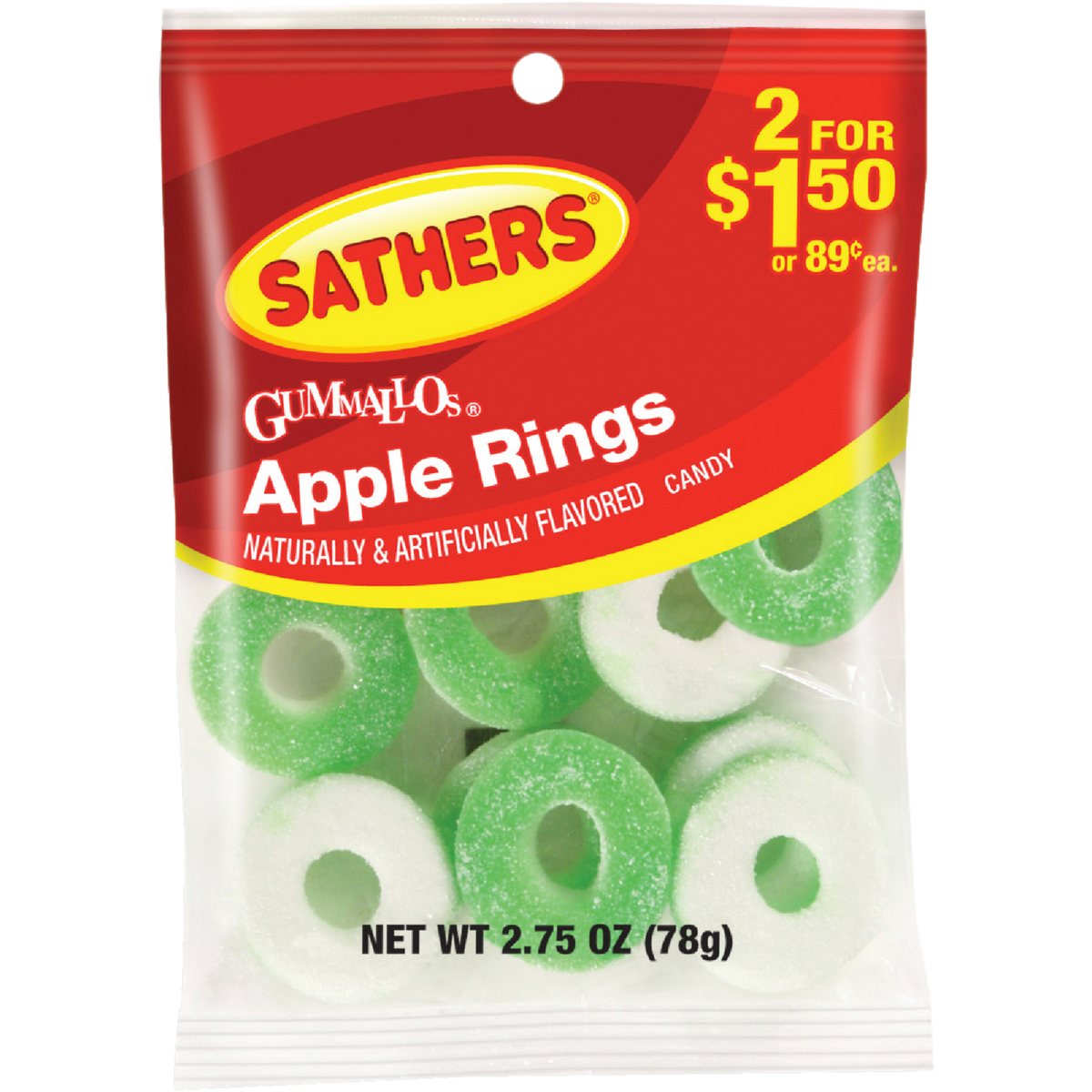 Gurley's 2.5 Oz. Apple Rings
