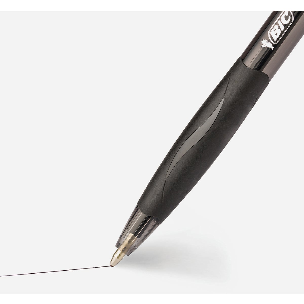 Bic Atlantis Medium Point Black Ball Point Pen (2-Pack) Image 4