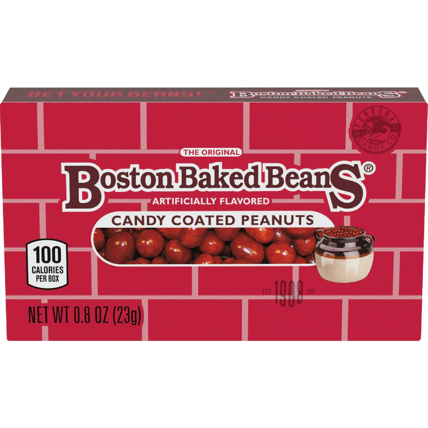 Ferrara Pan Candy Covered Peanuts 0.8 Oz. Boston Baked Beans Image 1