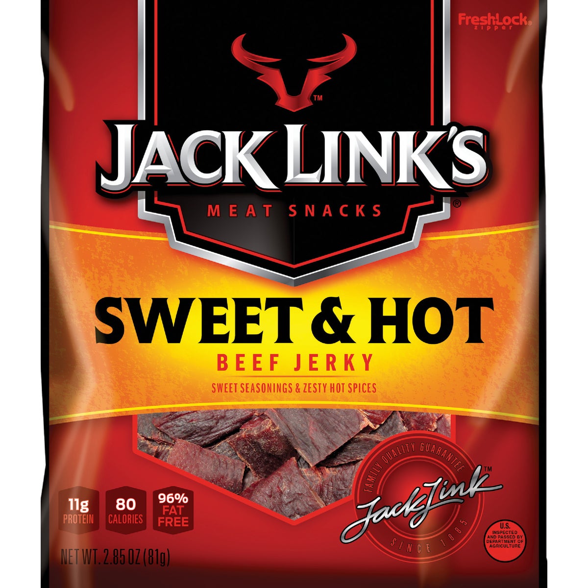 Jack Link's 2.85 Oz. Sweet & Hot Beef Jerky Image 1