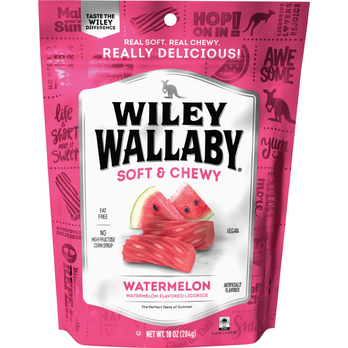 Wiley Wallaby Watermelon Licorice 10 Oz. Candy Image 1
