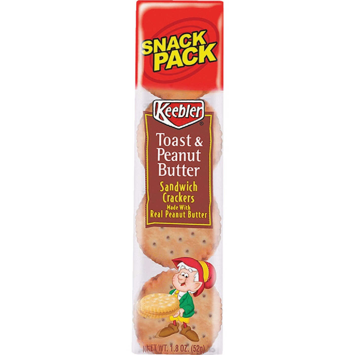 Keebler 1.8 Oz. Toast & Peanut Butter Sandwich Crackers Image 1