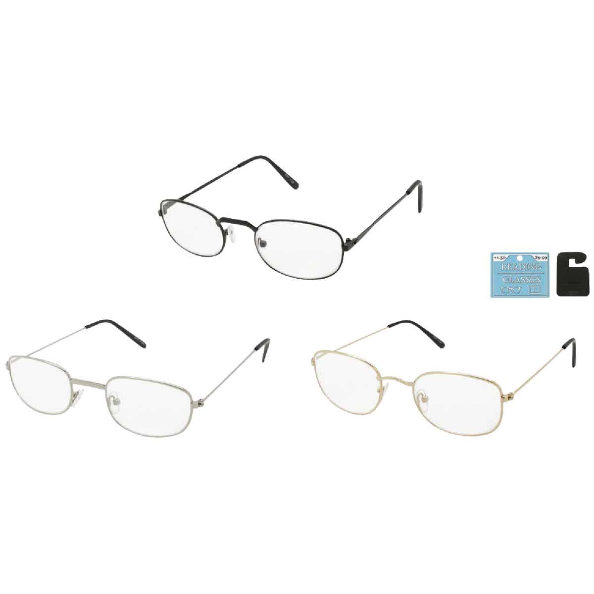 Shark Eyes Assorted Metal Reading Glasses Image 2