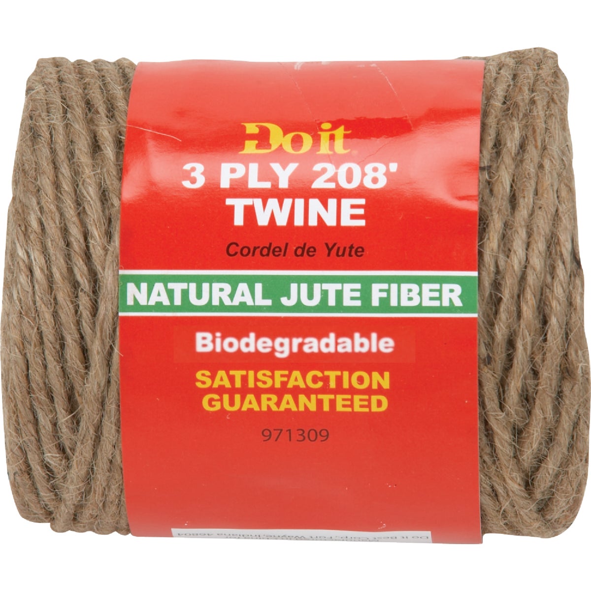 Do it Best 3-Ply x 208 Ft. Brown Jute Biodegradable Twine