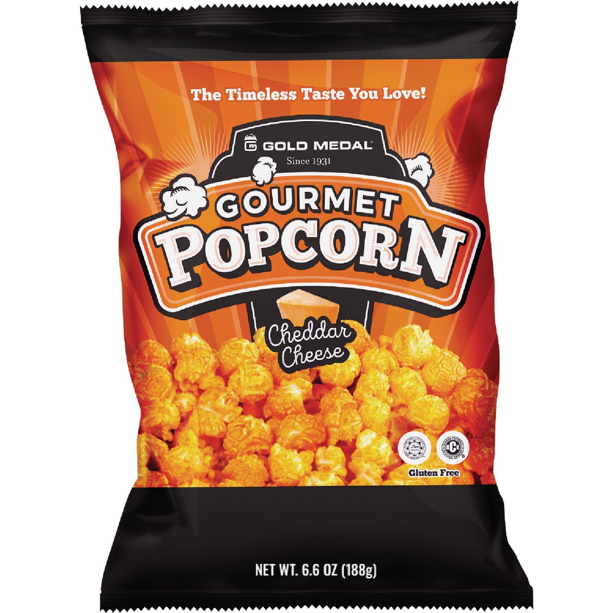 Gold Medal Gourmet 6.6 Oz. Cheddar Cheese Popcorn
