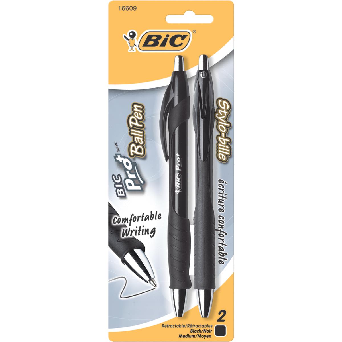 2PK BLK PROPLUS BALL PEN
