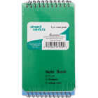 Smart Savers 3 In. x 5 In. White 50-Sheet Top Spiral Bound Note Pad (3-Pack) Image 1