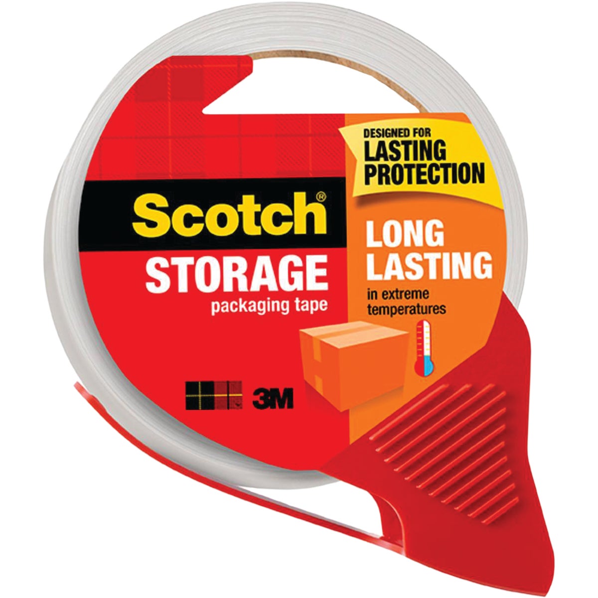 3M Scotch 1.88 In. x 38.2 Yd. Clear Storage Packaging Tape