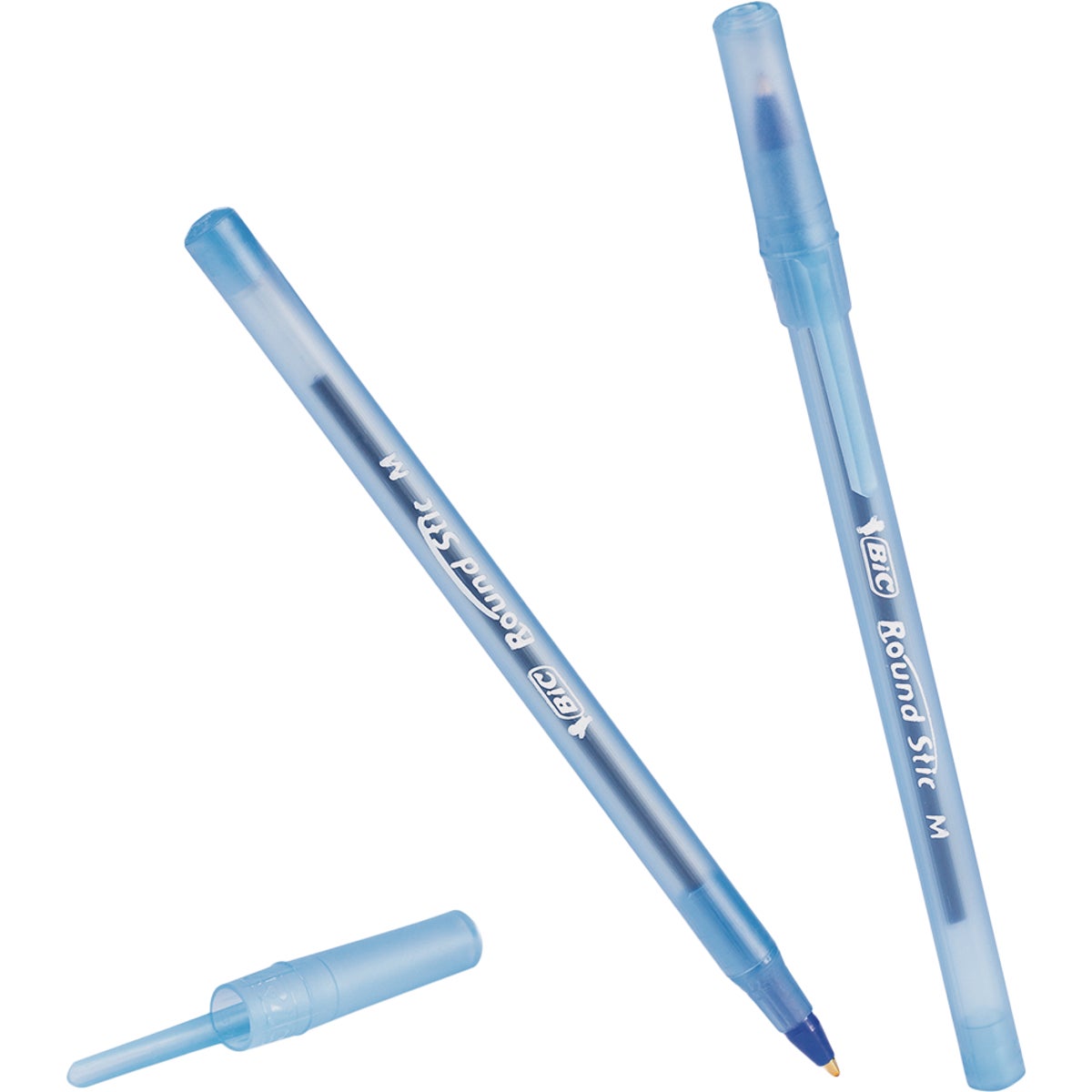 Bic Round Stic Medium Point Blue Ball Pen (10-Pack) Image 3