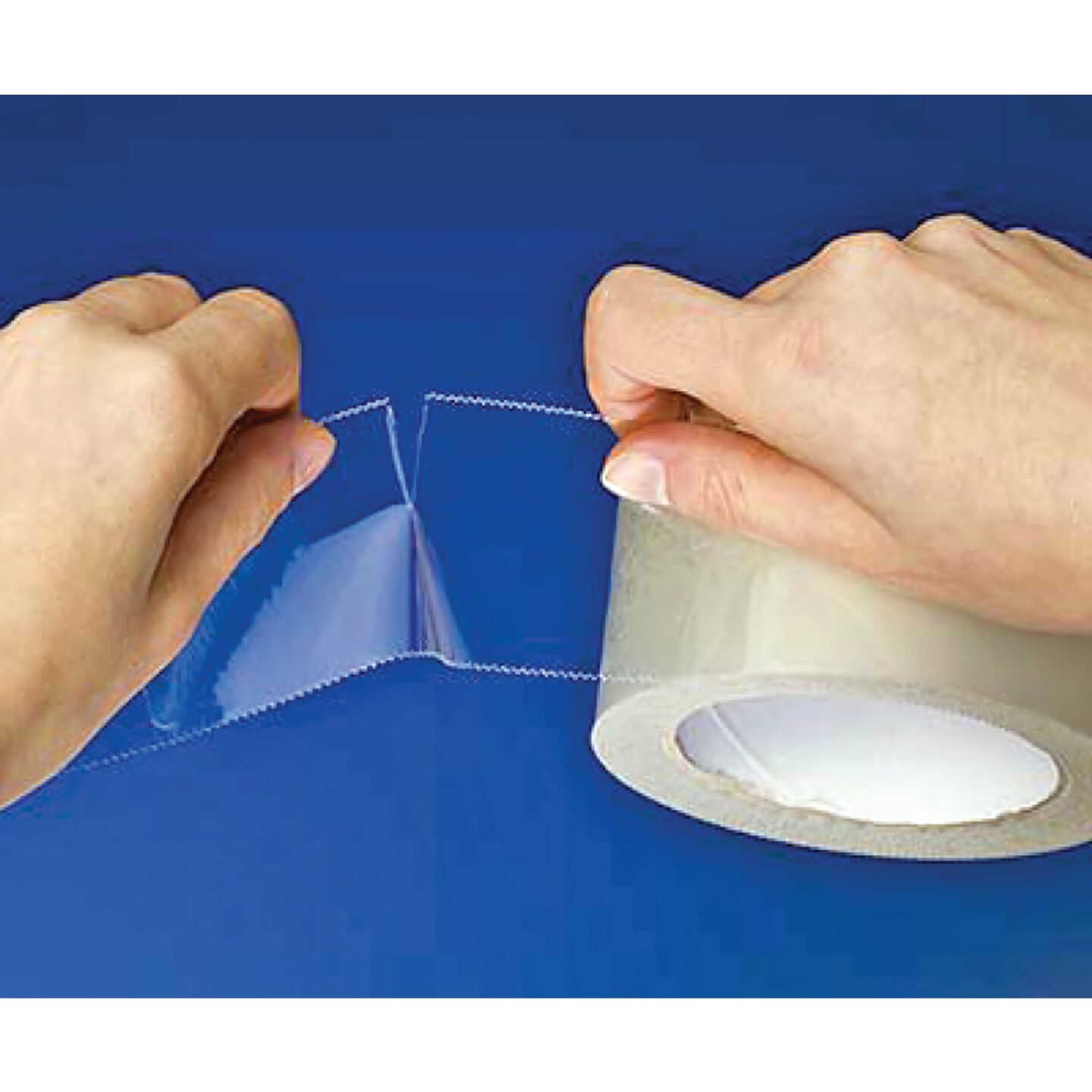 Nifty 2 In. x 55 Yd. Clear Hand Tear Sealing Tape Image 2
