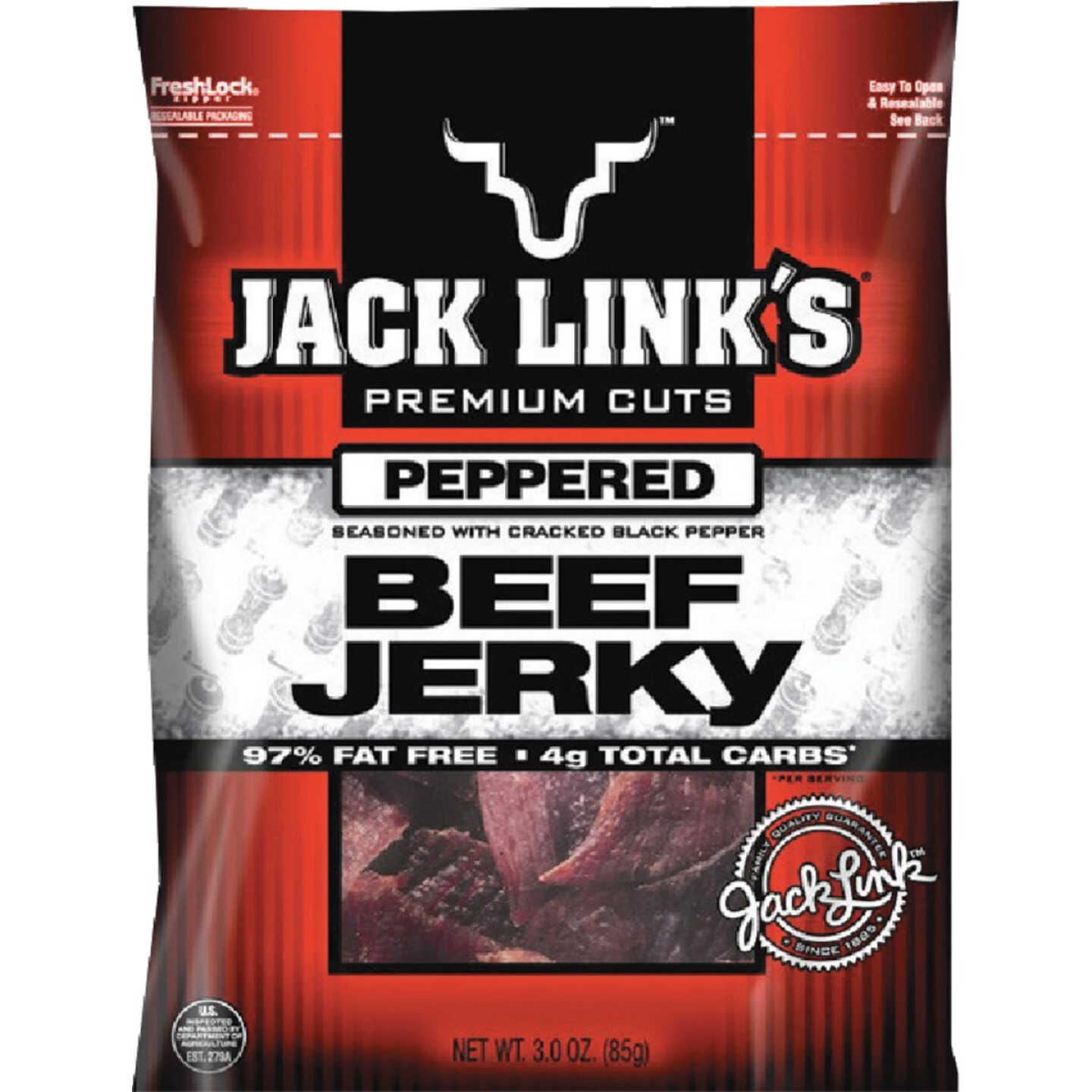 Jack Link's Premium Cuts 2.85 Oz. Peppered Beef Jerky Image 1