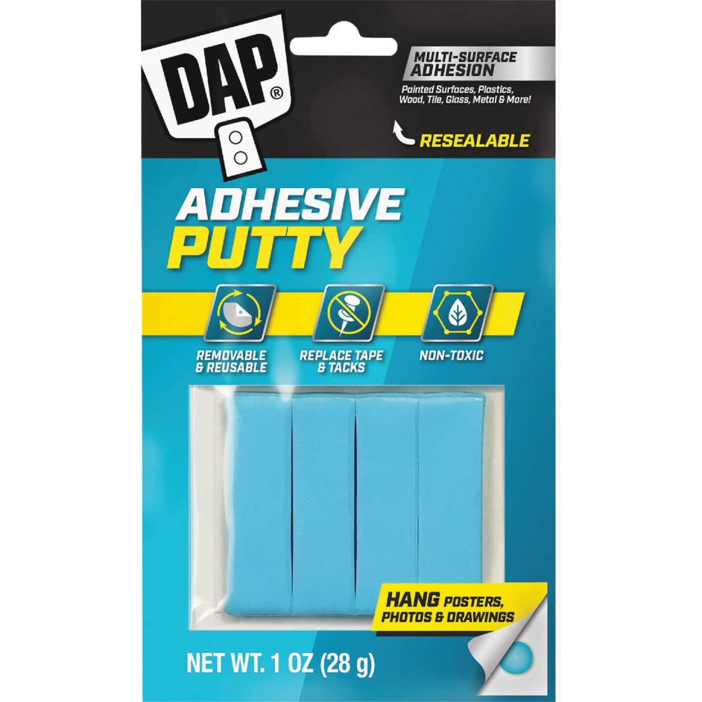 DAP RapidFuse Blue Stik 1 Oz. Blue Reusable Adhesive Putty Image 1