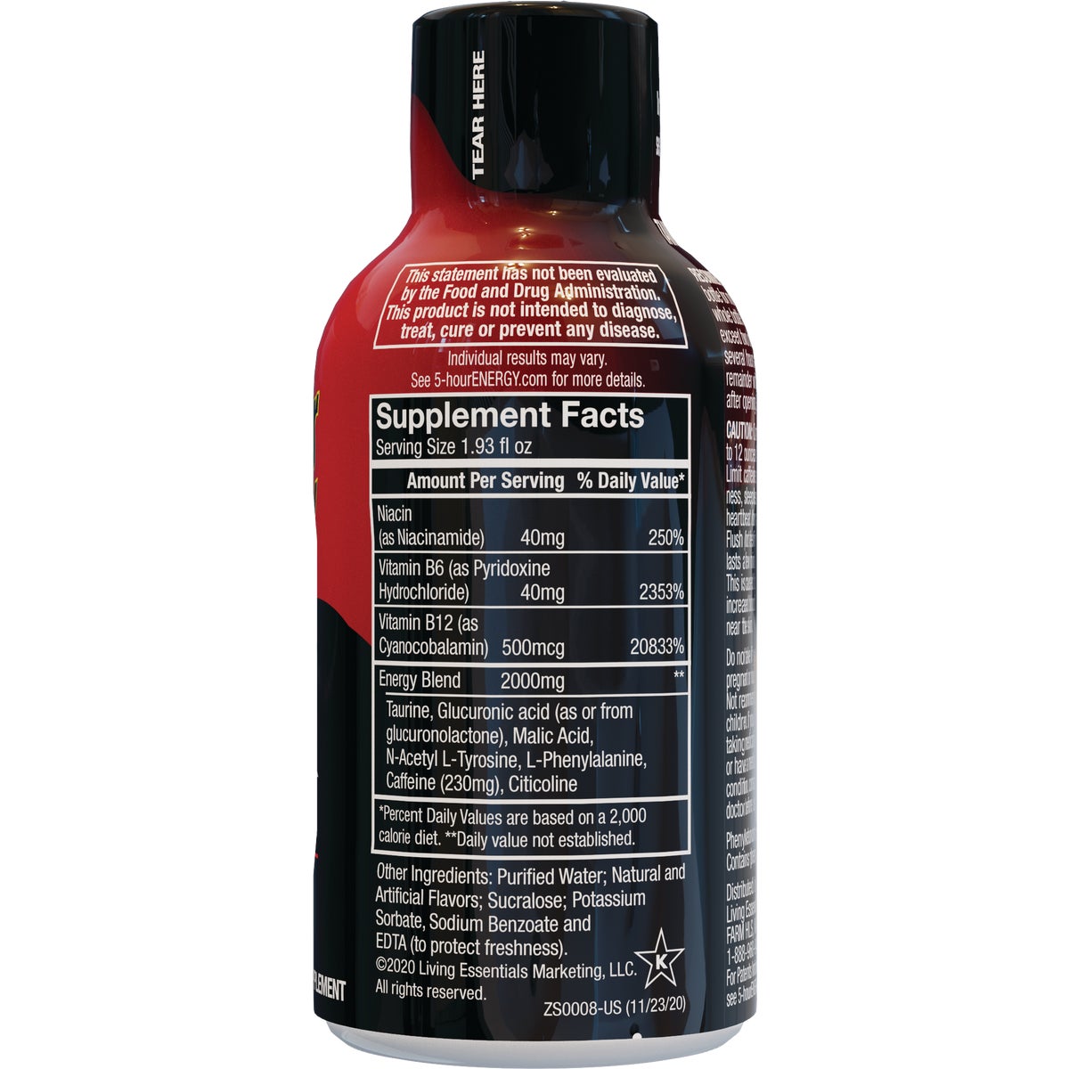5-hour ENERGY Shot, Extra Strength, Berry, 1.93 oz Image 3