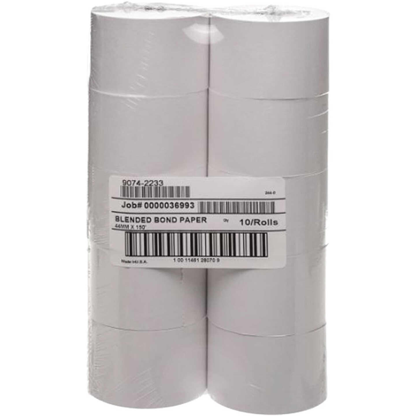 New Receiptco, Bond Receipt Roll, 44mm x 150' (10-Pack) Image 1