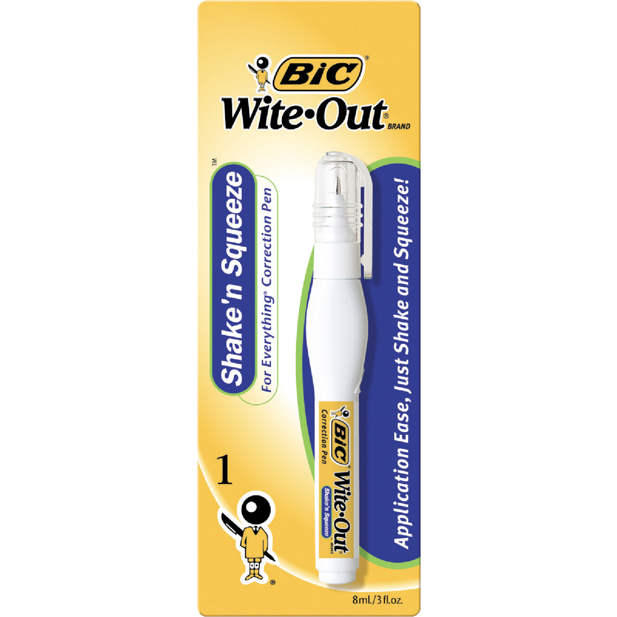 Bic Wite-Out 0.3 Fl. Oz. Correction Pen