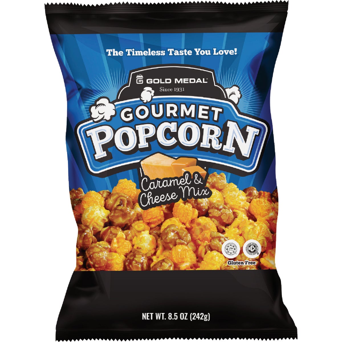 Gold Medal Gourmet 8.5 Oz. Caramel & Cheese Popcorn Mix