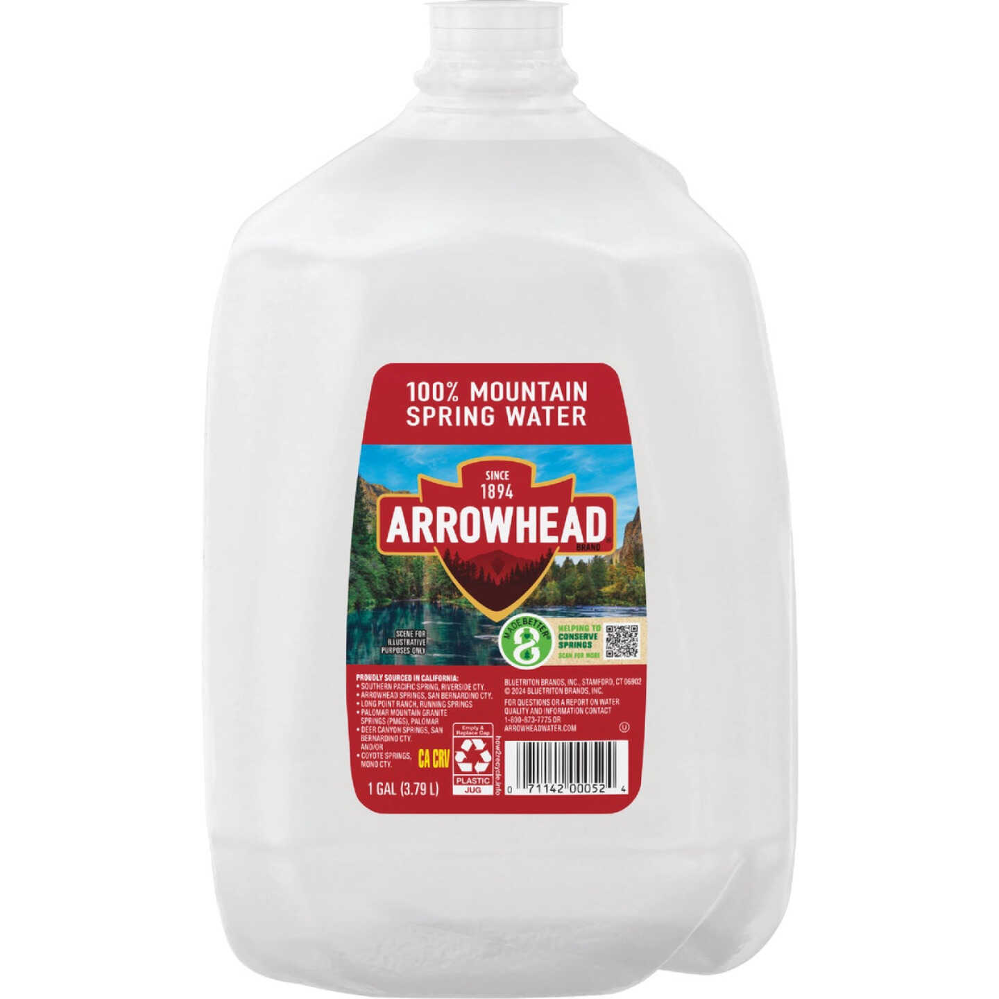 Arrowhead 1 Gal. Spring Water Image 1